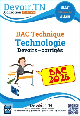  Bac technique Devoirs corrigés  technologie